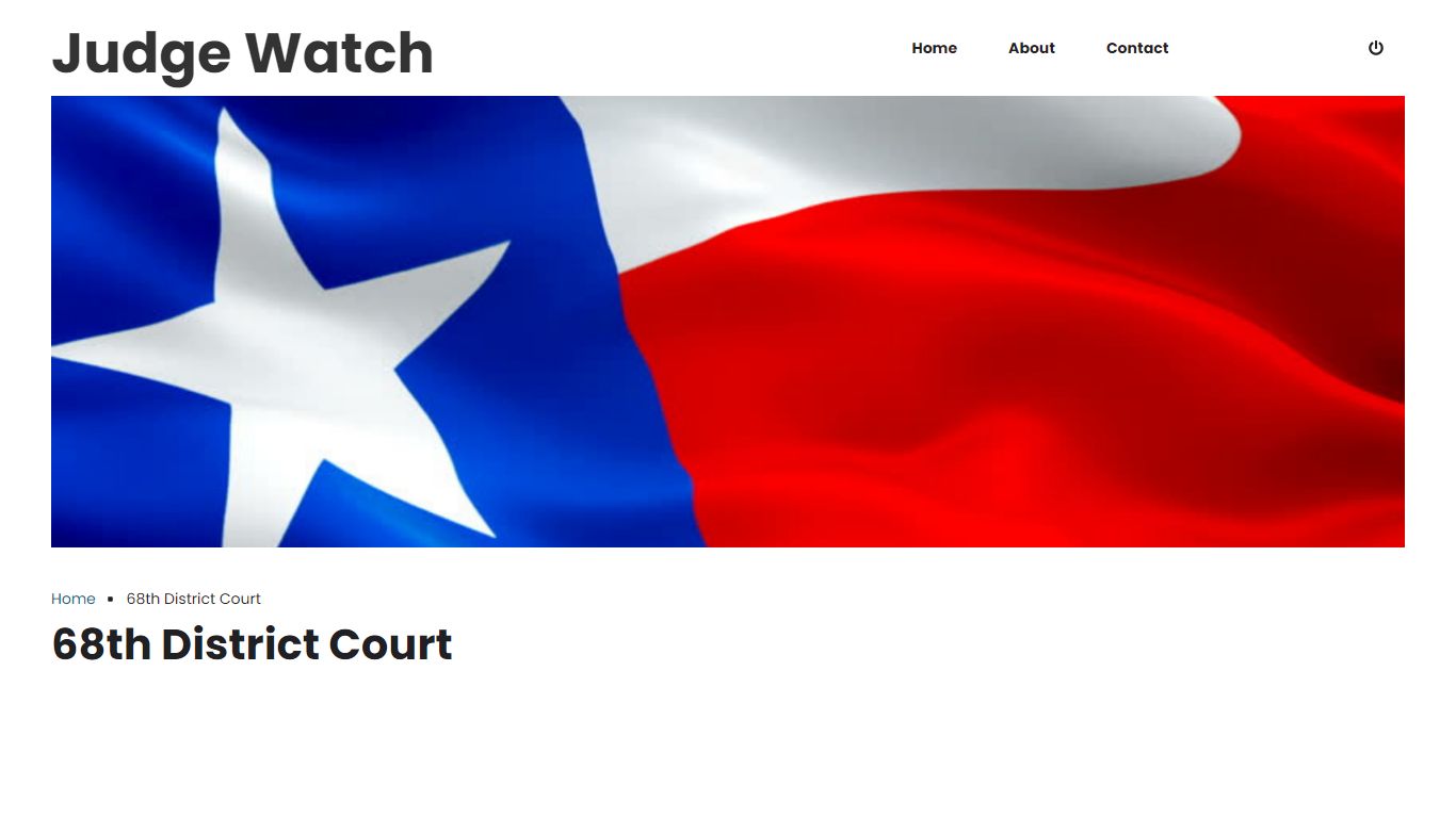 68th District Court | Judge Watch